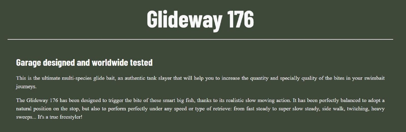 Glideway 176 Swimbait Floating Lure JDM Sardine (3609) - Image 5