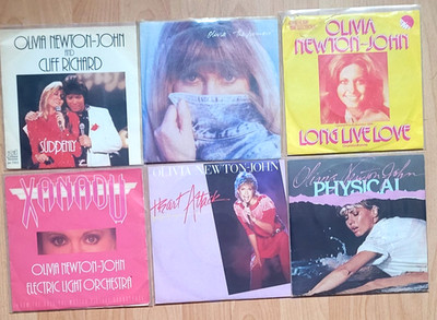 Olivia Newton-John - 6 x 7´Single Schallplatten