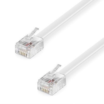 1m Telefonkabel RJ11 Modularkabel 6P4C Westernkabel Telefon Router DSL Kabel