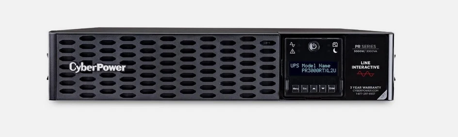 Aplicación inteligente CyberPower PR3000RTXL2U onda sinusoidal UPS 3000VA 3000W LCD 120V 30A Foto 3 de 4