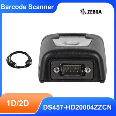 Zebra DS457-HD20004ZZCN Fixed-Mount 1D 2D USB Barcode Scanner Imager with Cable