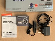Sony MZ-G750 Radio/FM/AM Mini Disc Player/Recorder Walkman - Boxed