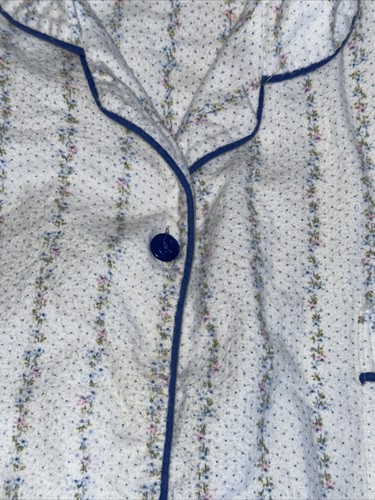 20th Century Wear Floral Flannel Women’s 2 Pc PJ’s Set. Adult Sz.48 Vtg - Picture 5 of 22