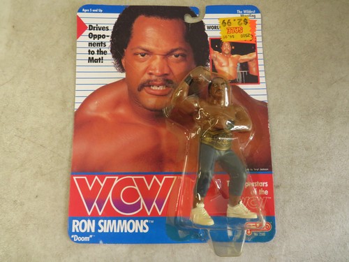 1990 WCW Wrestling Ron Simmons Doom 5 Figure Galoo...