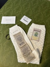 Gucci Dans Le Vert White Socks Size Medium