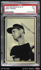 1953 Bowman B&W #57 Andy Pafko Braves PSA 5 - EX