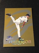 1999 Fleer Brilliants Gold Matt Anderson #58G /99