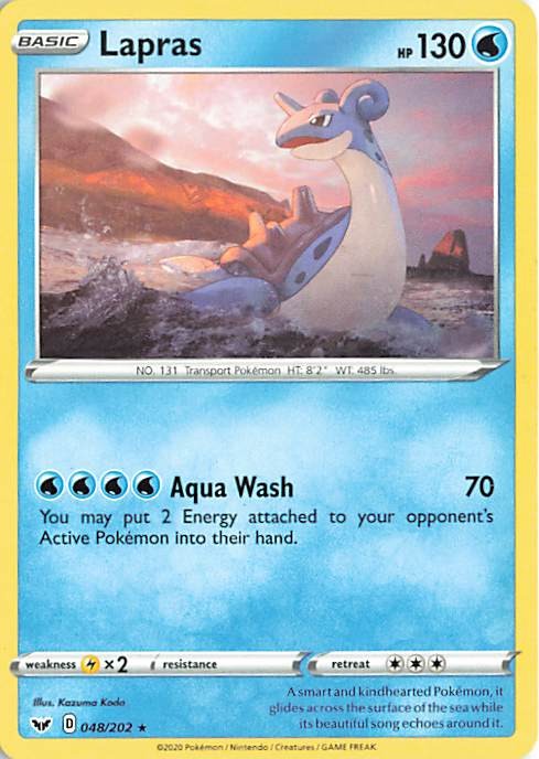 Miscellaneous Cards & Products #048/202 Lapras