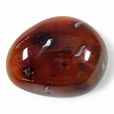 Carnelian Agate Polished Pebble Madagascar 72.1 grams.
