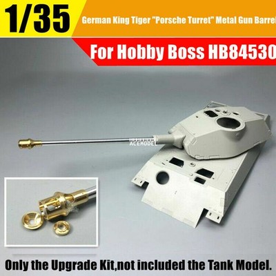 1/35 Scale German King Tiger Bolshe Tank Metal Gun Barrel for Hobby Boss HB84530
