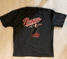 Camiseta Negra Loot Crate Negan Sluggers 3XL Lucille Bloody Bat The Walking Dead