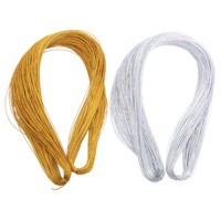 2 Bundles Schnur Zum Basteln Schmucklabellinie Schmuckketten Zierband
