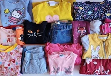 Lot of 45 Girls Clothes Mixed Brands Handmade FALL/WINTER Size 2T 3T 4T