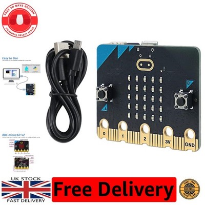 Micro:bit V2 Entwicklungsboard mit Codierung Tutorials: Blöcke & Python enthalten