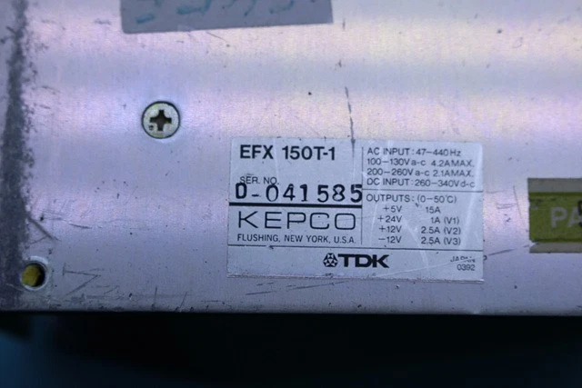TDK KEPCO EFX 150T-1 power supply EFX 150T1 60days warranty Foto 3 de 3