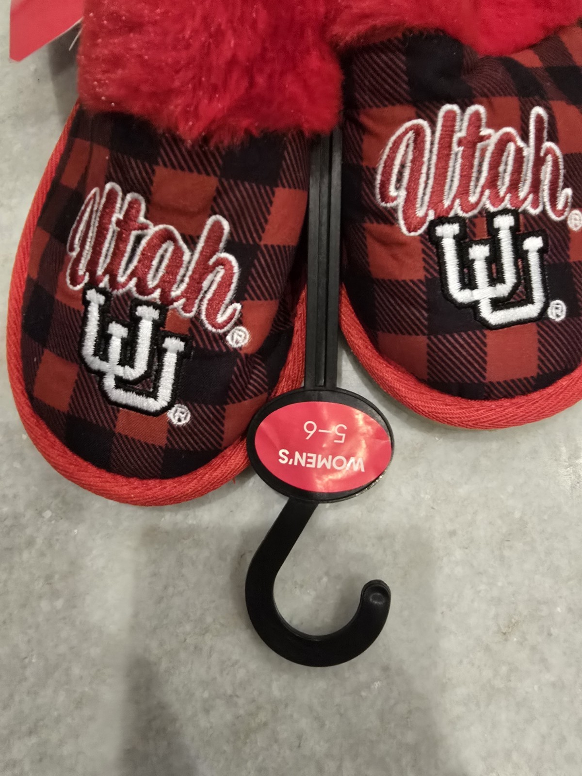 SAOLA Pantofole FOCO donna logo Utah poli maglia suola coppa taglia 5 6 S strato soffice nuove