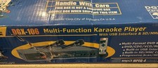 Acesonic DGX-106 Karaoke DVD CD MP3 WMA SD/MMC Player Composite W/Remote 2 Mics