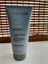 BLACKSTONE Men's Grooming-Post Shave Moisturize Sandalwood 6 fl oz. NEW/SEALED