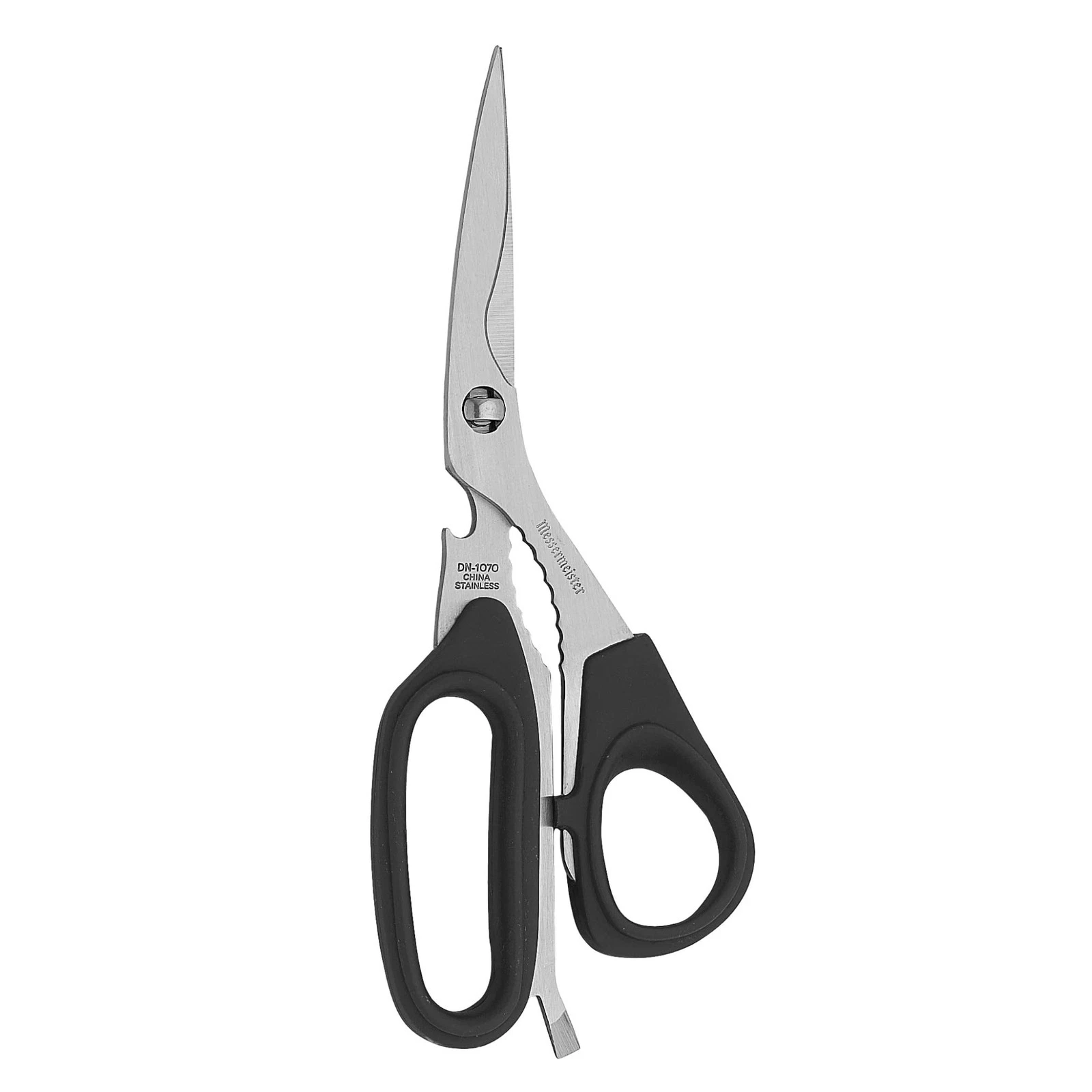 Utility Shears 8.5-Inch Black - Includes Screwdriver, Jar Lid Opener, Nut