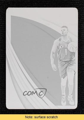 2020 Immaculate The Standard Printing Plate Black 1/1 Zion Williamson READ i4d