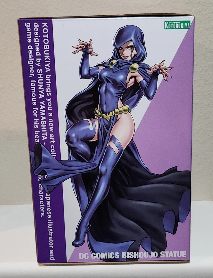 Kotobukiya Bishoujo Edición Limitada Blanco Traje Cuervo Estatua SDCC - Vendedor de EE. UU. Foto 4 de 4