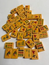 Two  Vintage Bakelite Mah JONG Jongg TILES  Your  Pick