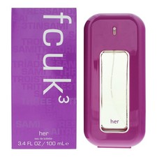 Image of FCUK 3 Her Eau De Toilette 100ml Spray For Her