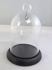 plexi globe black imitation ebony base for antique gold watch presentation