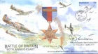 CC70b WWII WW2 RAF Battle of Britain fighter ace FREEBORN DFC* signed FDC