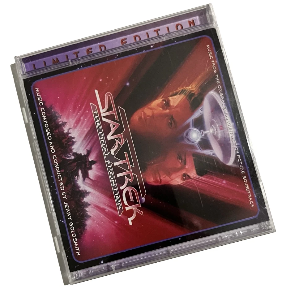 Jerry Goldsmith Star Trek V Final Frontier 2CD Ltd Ed. of 5,000 Lala Land  - OOP - Image 3 of 4