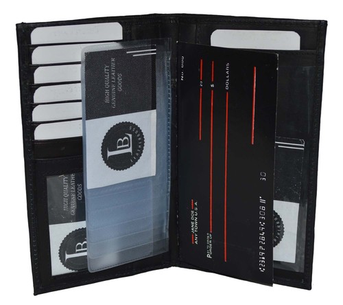 Leatherboss Echtleder ALL IN ONE Geldbörse Organizer Kreditkarten Ausweisetui - Bild 3 von 8