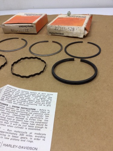 Harley Piston Ring Set 22355-52b - Picture 3 of 5