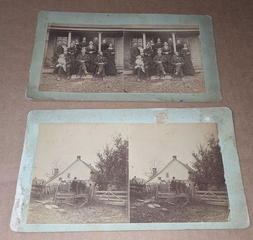 8 vistas estéreo JP King Waterloo y áreas Iowa casas gente graneros - Imagen 8 de 9