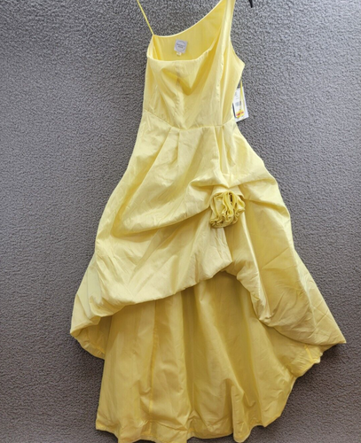 Violet Weekend One-Shoulder Rosette Gown Juniors' 5/6 Lemonade Side Zip Closure - Picture 2 of 15