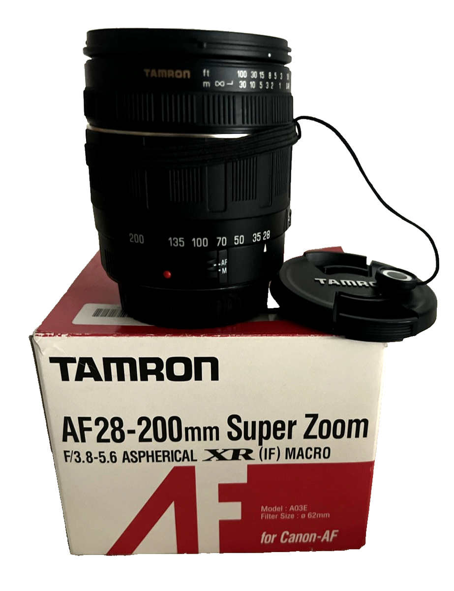 Tamron AF 28-200mm Super Zoom f/3.8-5.6 Aspherical XR (IF