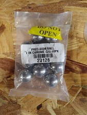1 INCH CHROME PRECISION BALL BEARINGS G25, 10 balls, 20128 Z2D5 