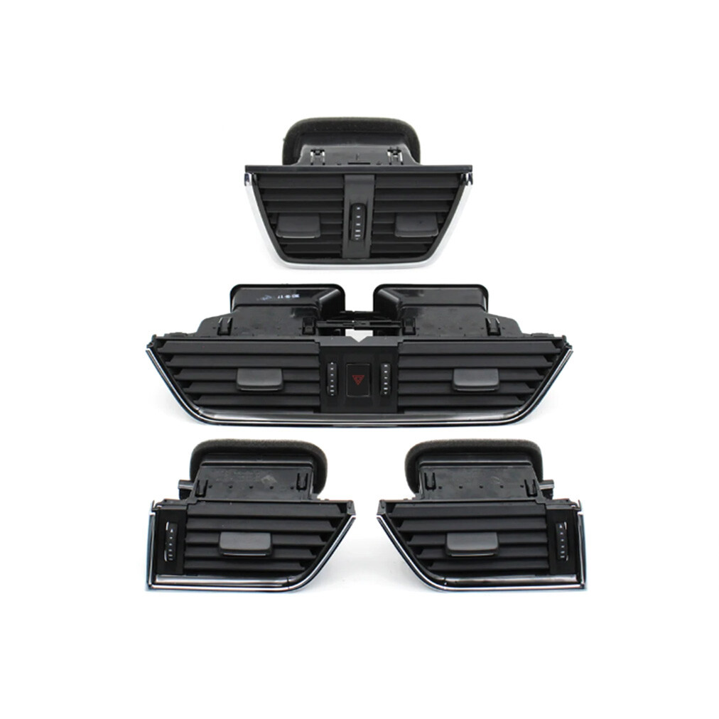4pcs Front Rear Air Vent AC Vent Grille Assembly For Skoda Octavia