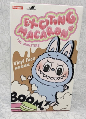 POP MART! THE MONSTERS - Exciting Macaron Vinyl Face 1 Sealed Blind Box! In-hand
