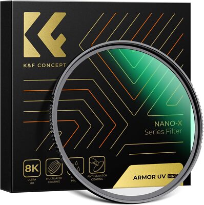 K&F CONCEPT Nano X Armor UV Filter Explosionsgeschützter Schutzfilter 37-95mm