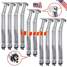 10 Pcs Seasky NSK PANA MAX Style Dental High Speed Turbine Handpiece Push 4Hole