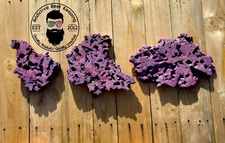 35lbs. Sm,Med,Lg Purple Dry Shelf Rock Lightweight, Porous, Aquarium Live