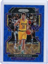 2021-22 Panini Prizm Choice Blue Prizm Rookie #165 Austin Reaves #37/39