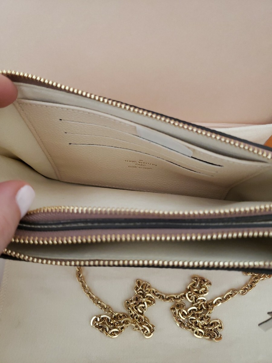 Authentic Louis Vuitton Giant Monogram Double Zip Pochette Authentic Louis Vuitton Giant Monogram Double Zip Pochette