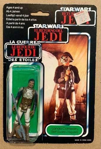 Star Wars Vintage Palitoy 1983 Tri Logo Lando Calrissian Skiff Guard Figure MOC