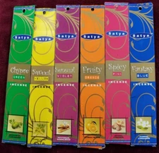 LOT OF 20 BOXES OF, 15 gm Incense Sticks by Satya Sai Baba