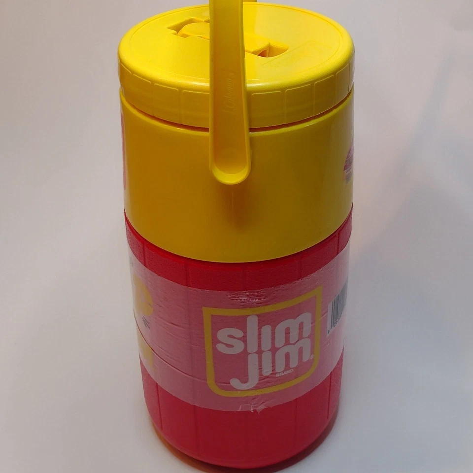 Jarro de água vintage Slim Jim Bobby Labonte 1993 Coleman 64 oz refrigerador térmico NASCAR #44 - Imagem 3 de 4