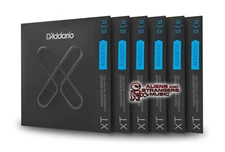 6 Sets! D'Addario XT Acoustic Phosphor Bronze, Light, 12-53, XTAPB1253