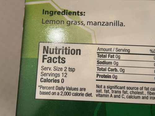 Mother Earth Lemongrass Caffeine Free Tea Pack of 2 24 Bags x 2 - Picture 3 of 3