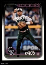 2024 Topps Update #7 Alan Trejo Rockies 8 - NM/MT