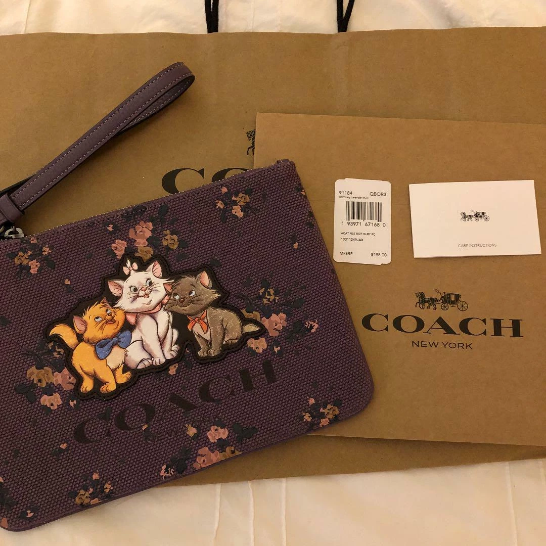 Coach Disney Collaboration Limited Product Marie Chan Pouch